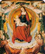 Jean Hey The Virgin in Glory Surrounded by Angels oil painting on canvas